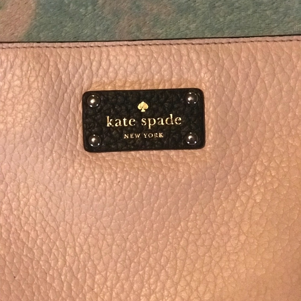 Kate Spade Pink & Black crossbody. GUC - Picture 2 of 8